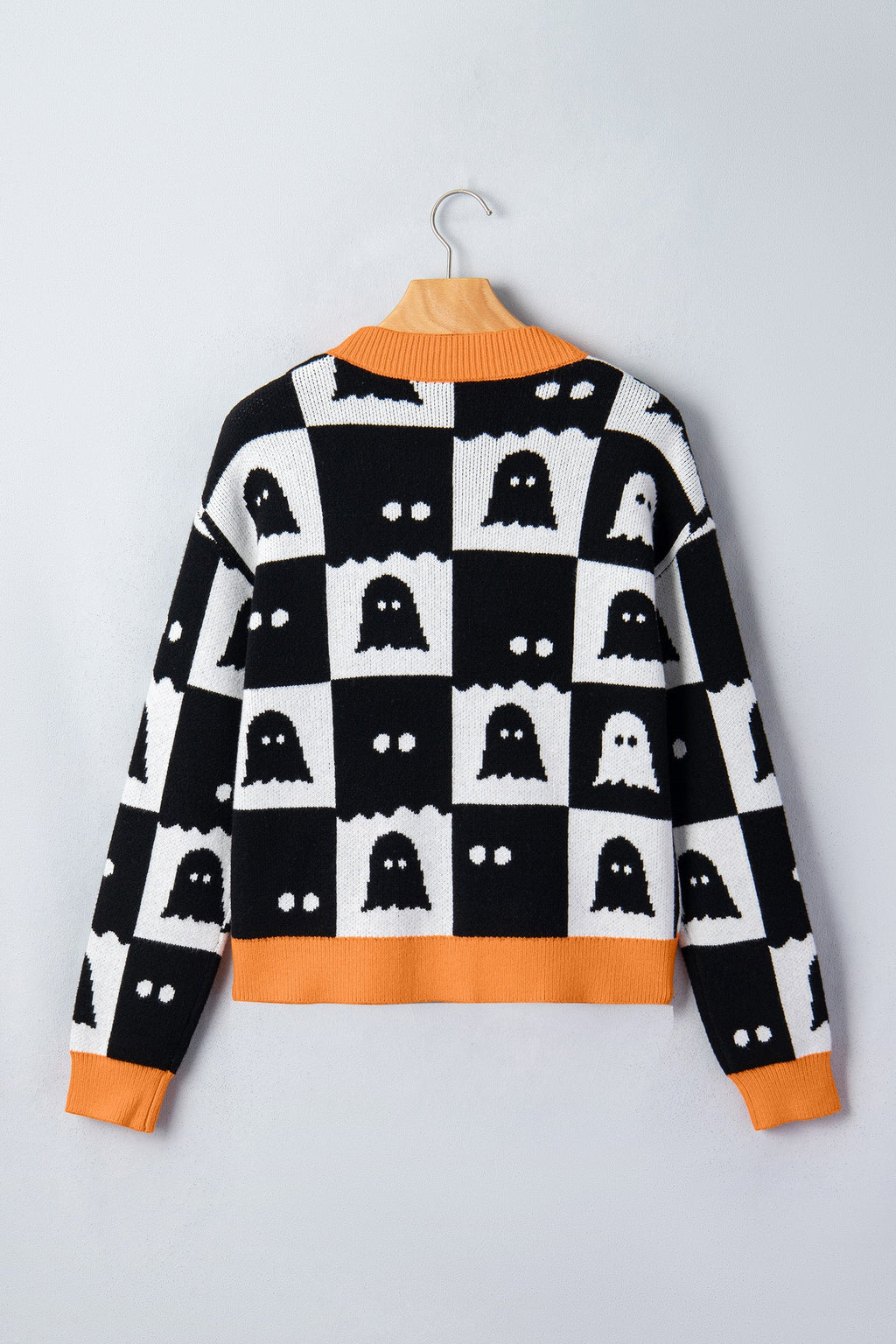 The Hattie Halloween Ghost Knit Cardigan