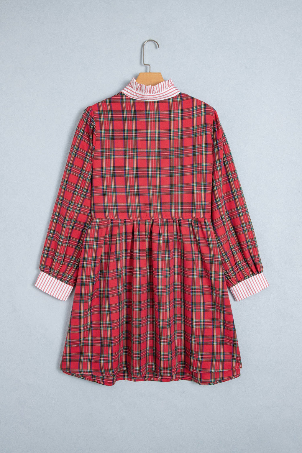 The Holly Mae Plaid Holiday Dress