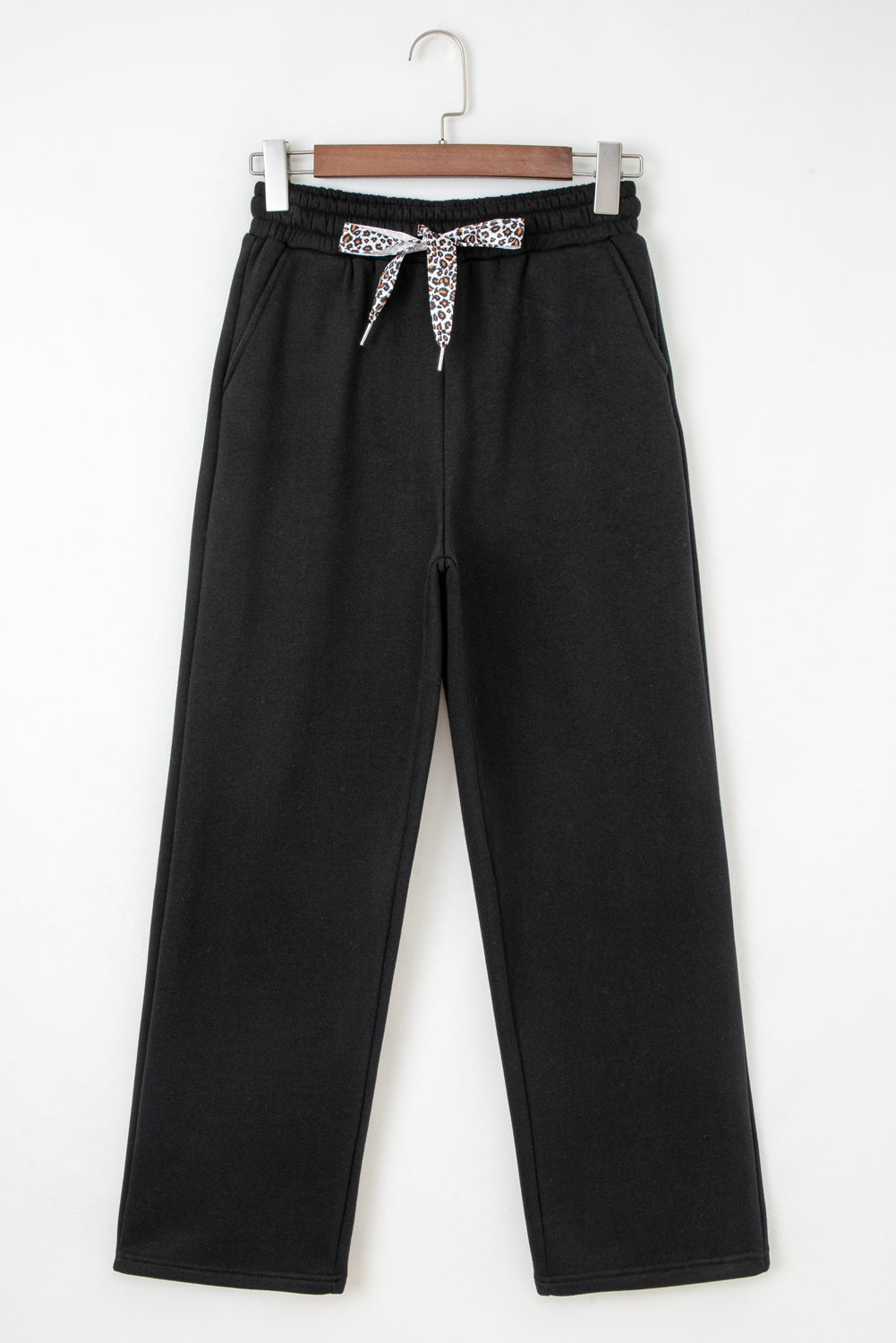 The Saylor Leopard Fleece Joggers