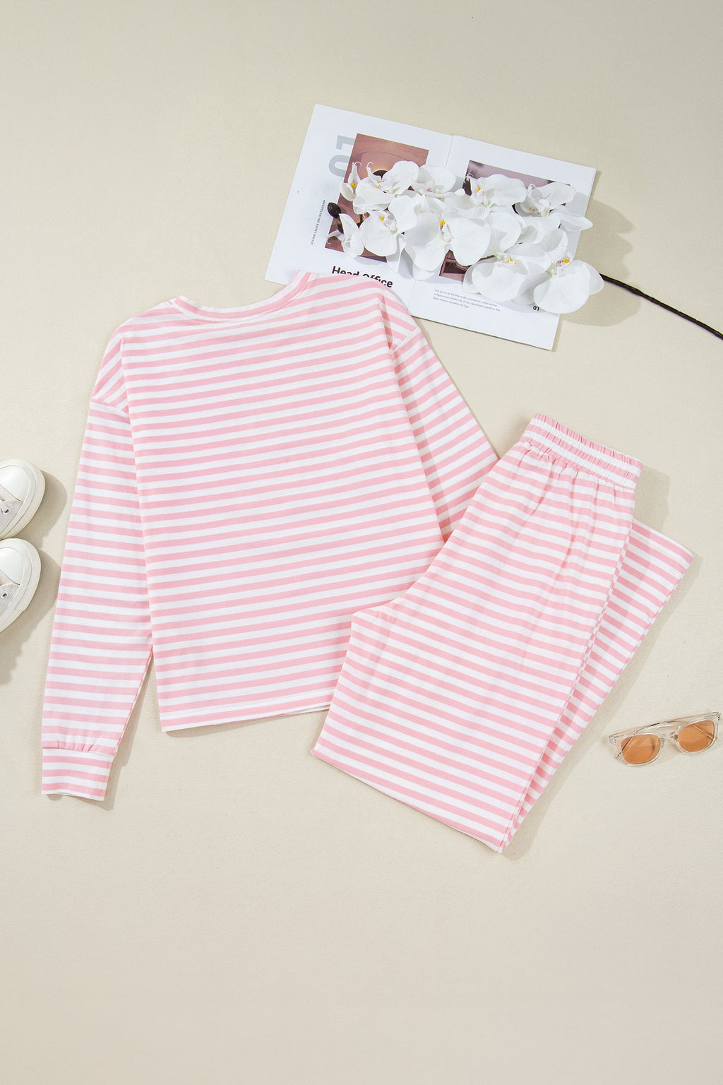The Mavi Stripe Lounge Set