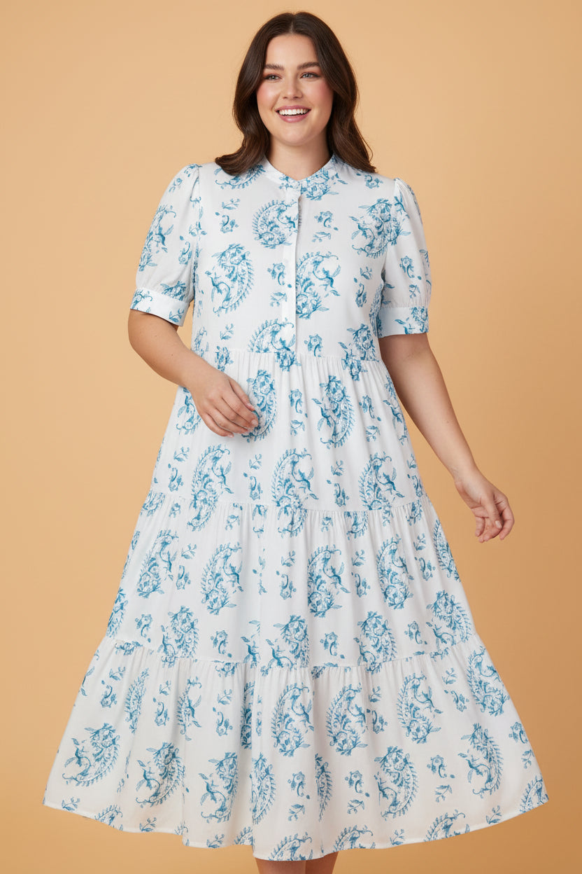 The Floral Paisley Dress