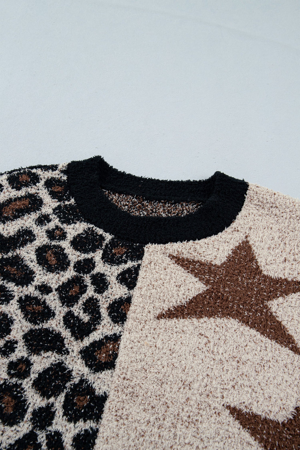 The Lily James Leopard Star Sweater