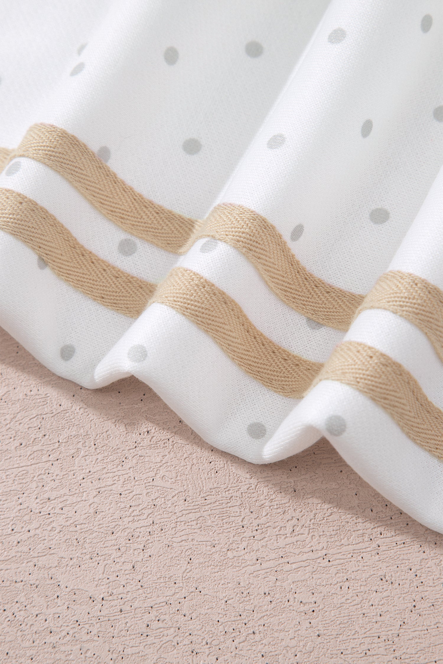 The Lily Polka Dot Side Stripe Lounge Set