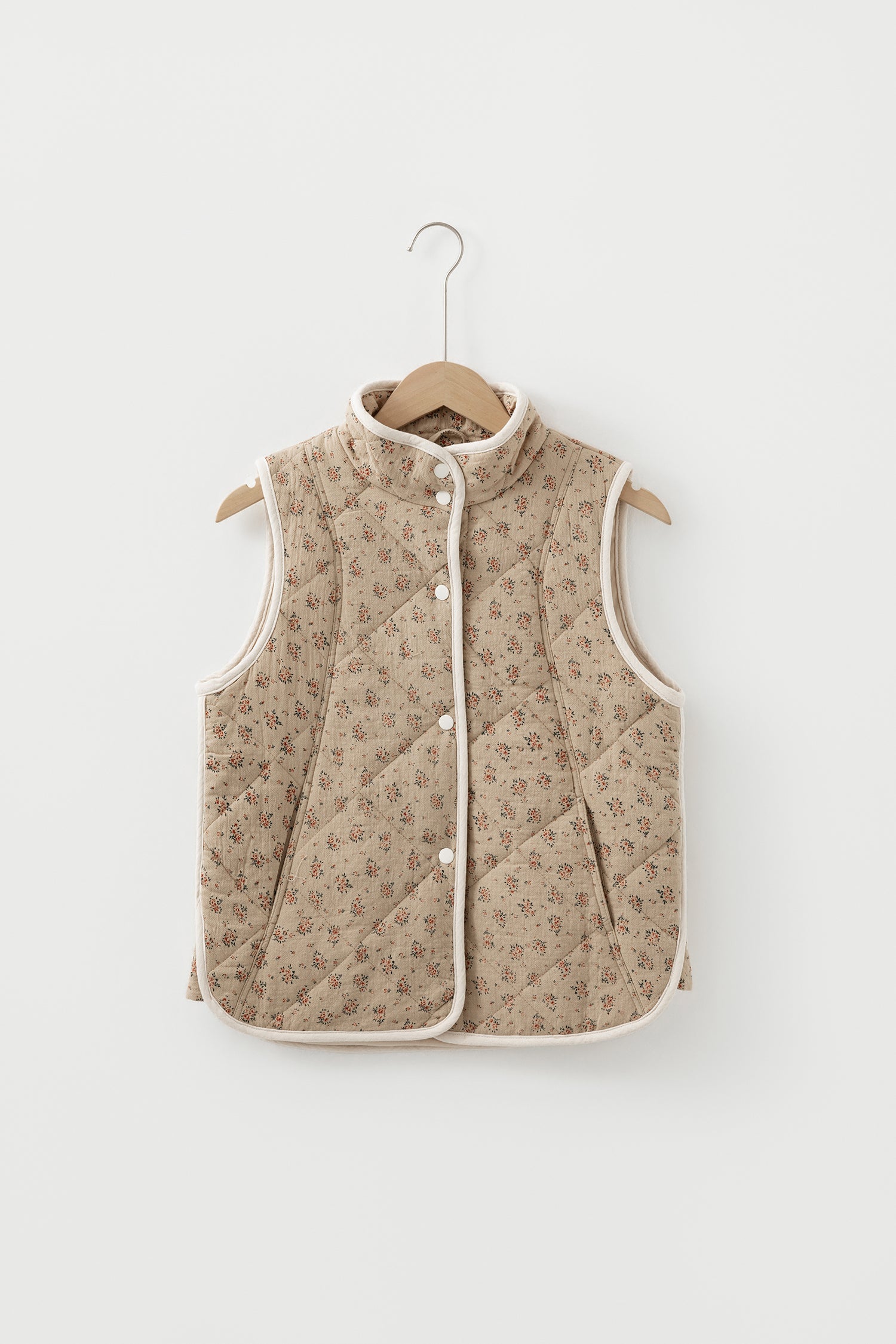 The Nellie Floral Quilted Vest