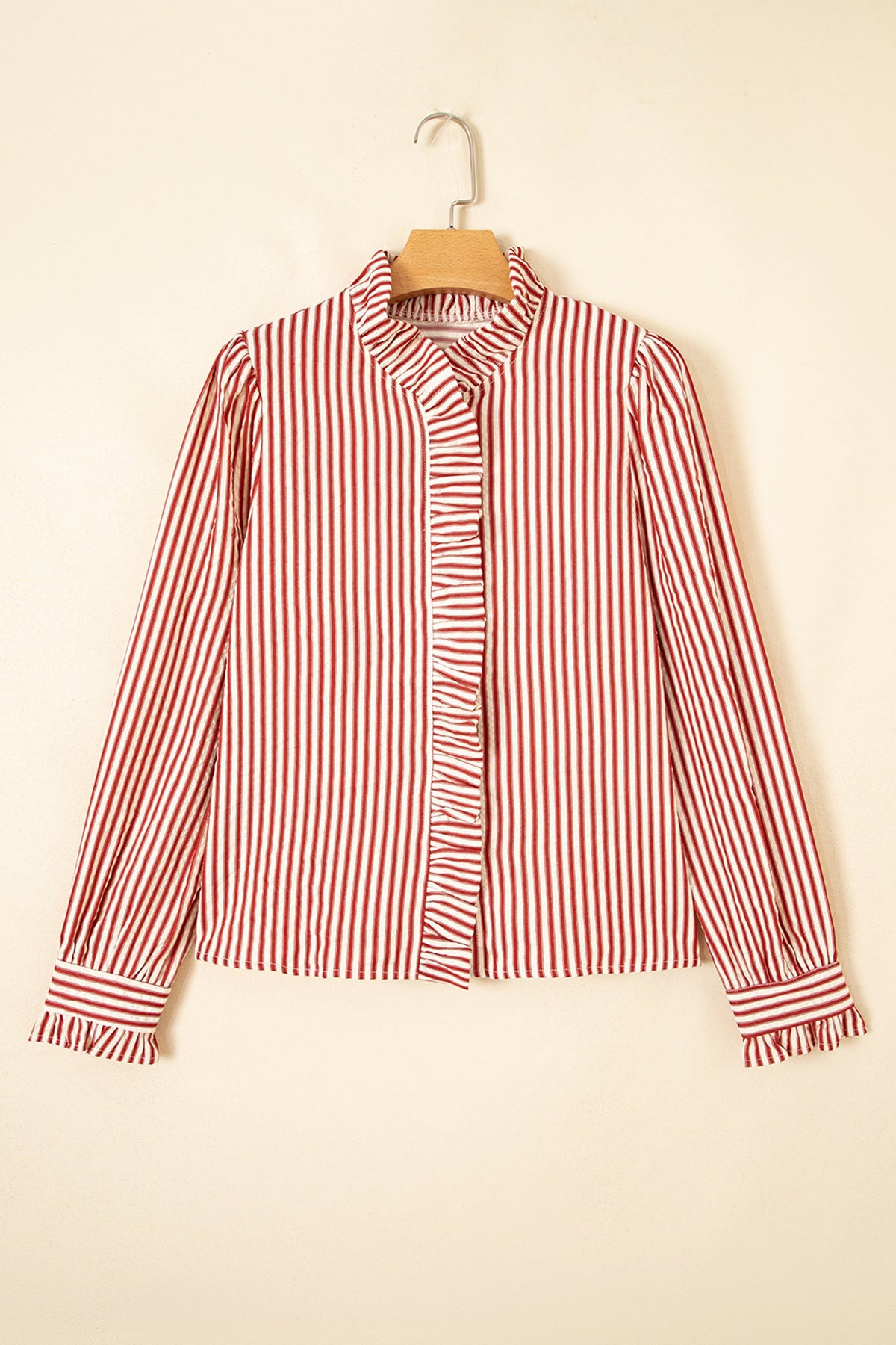 The Whitley Ruffle Stripe Top