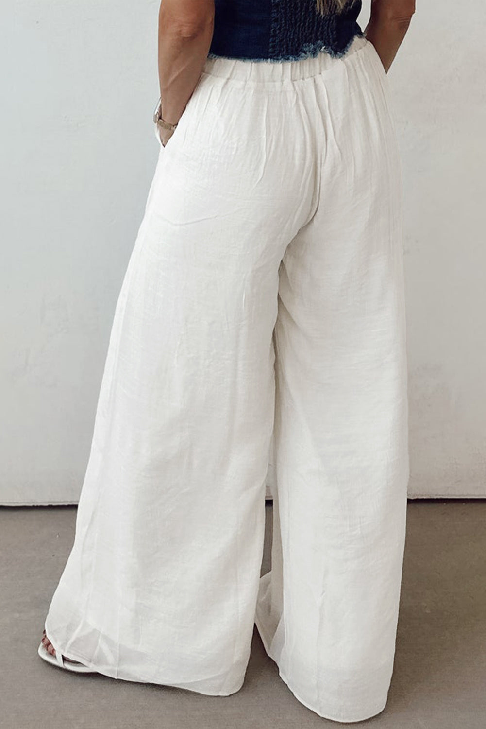 The Collins Ella Pleated Wide Leg Pants