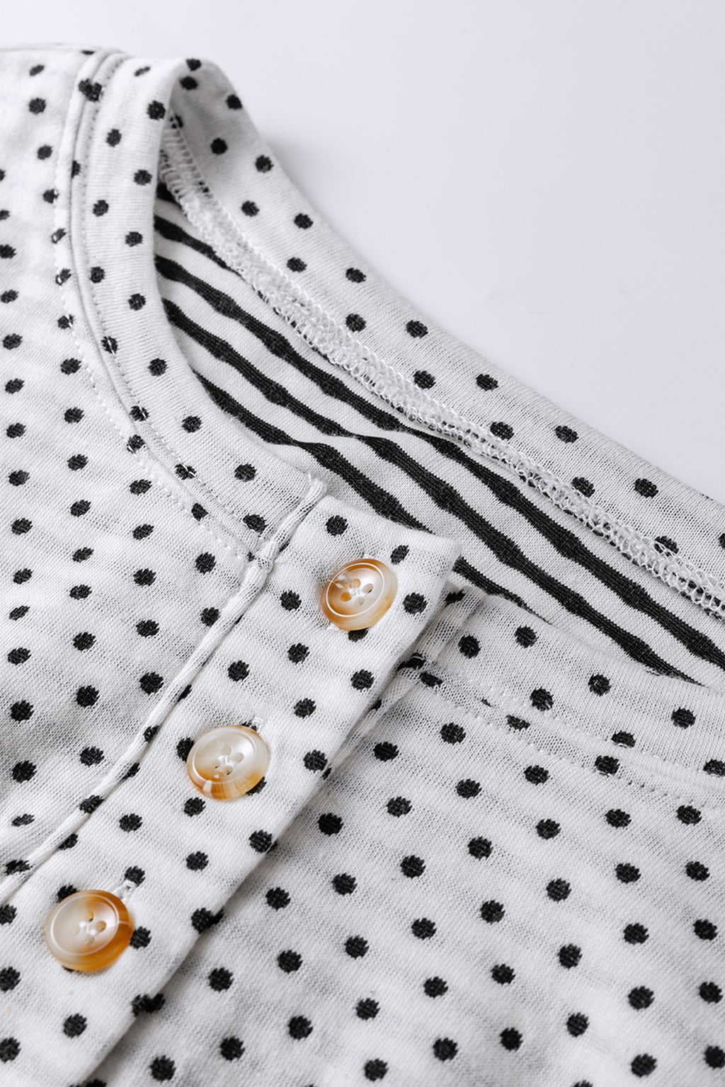 The Emma Polka Dot Stripe Top
