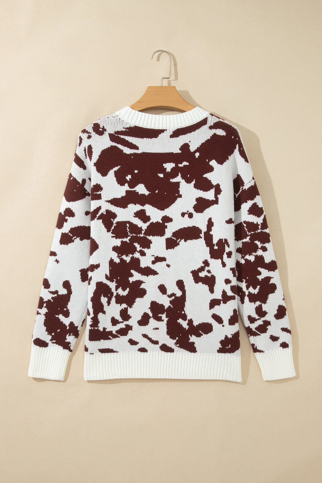 The Oakley Cow Print Sweater