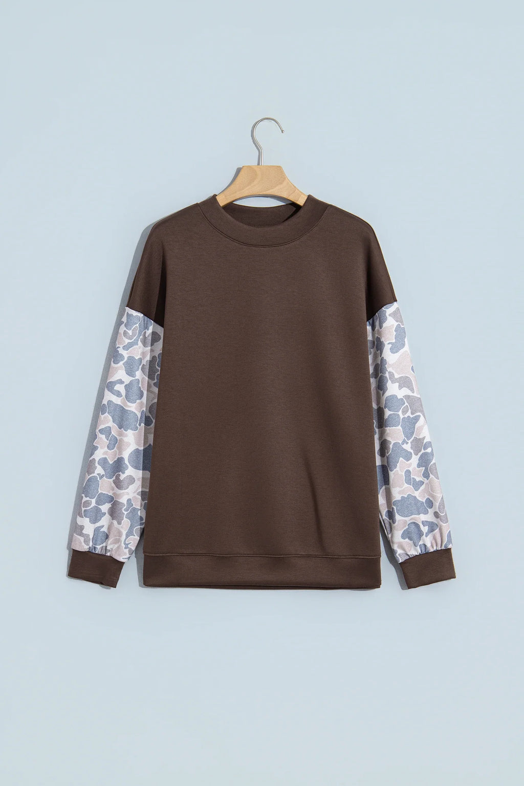 The Collins Camo Sleeve Sweatshirt