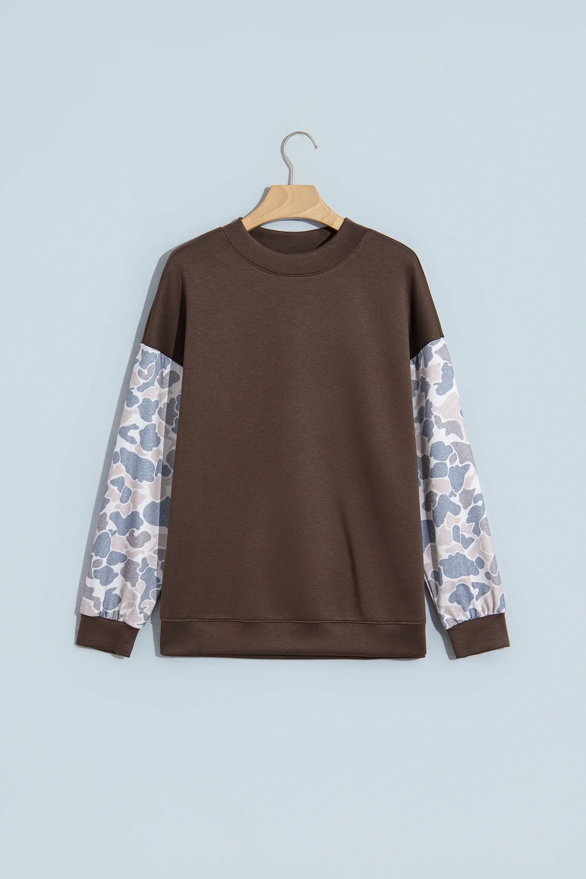 The Collins Camo Sleeve Sweatshirt
