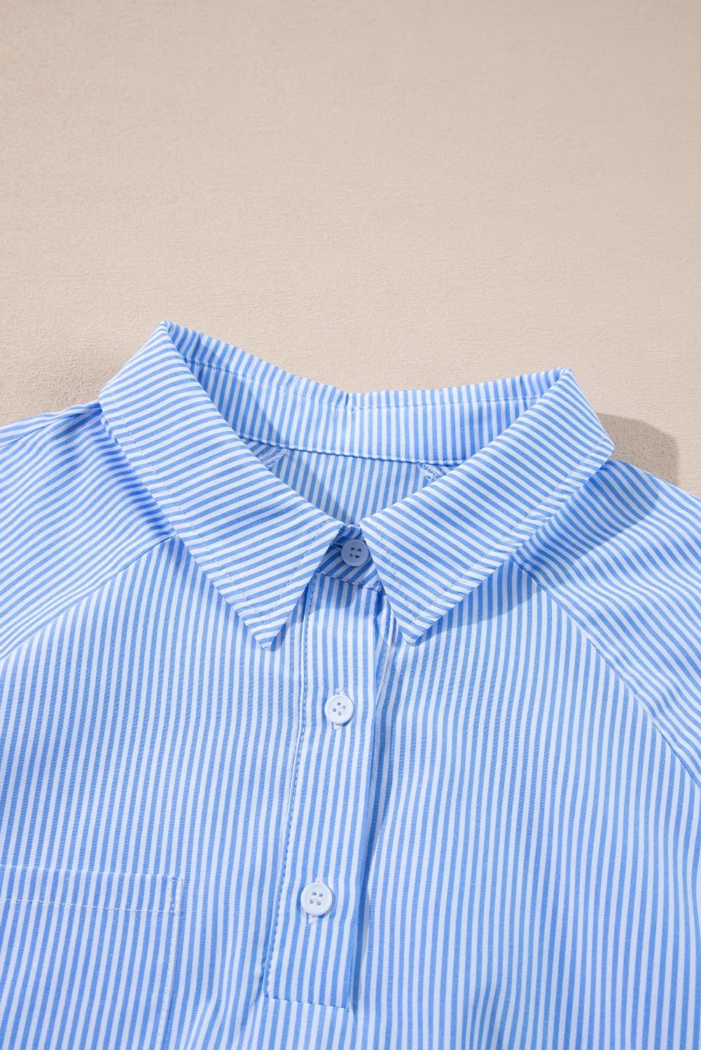 The Blaire Blue Stripe Blouse