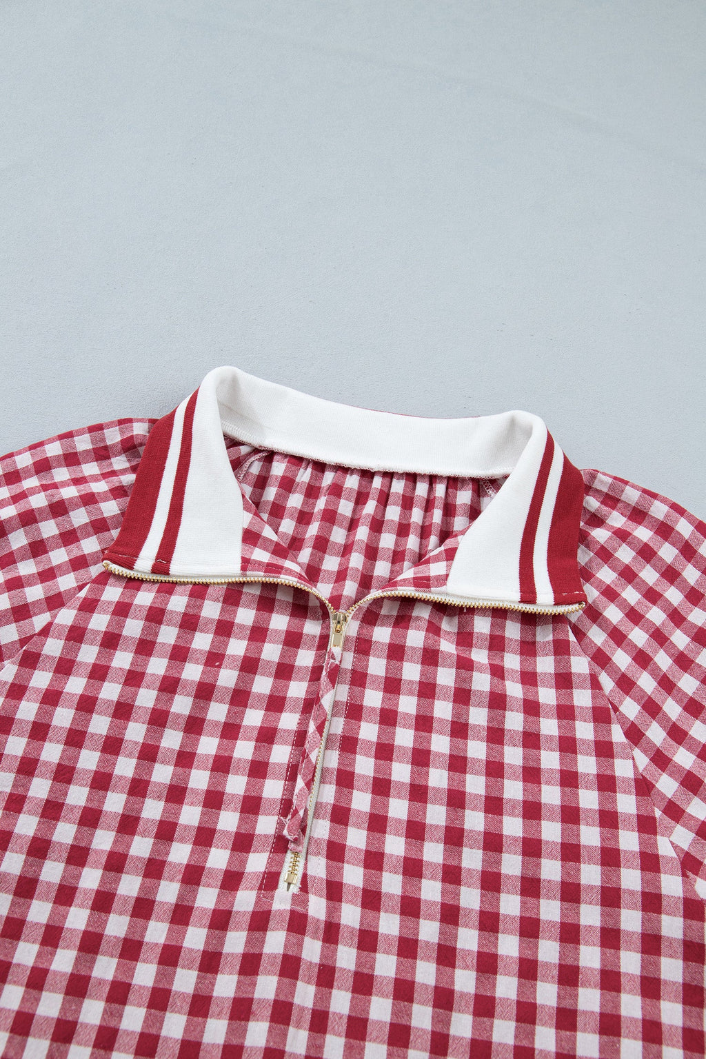 The Gracelyn Gingham Stripe Blouse