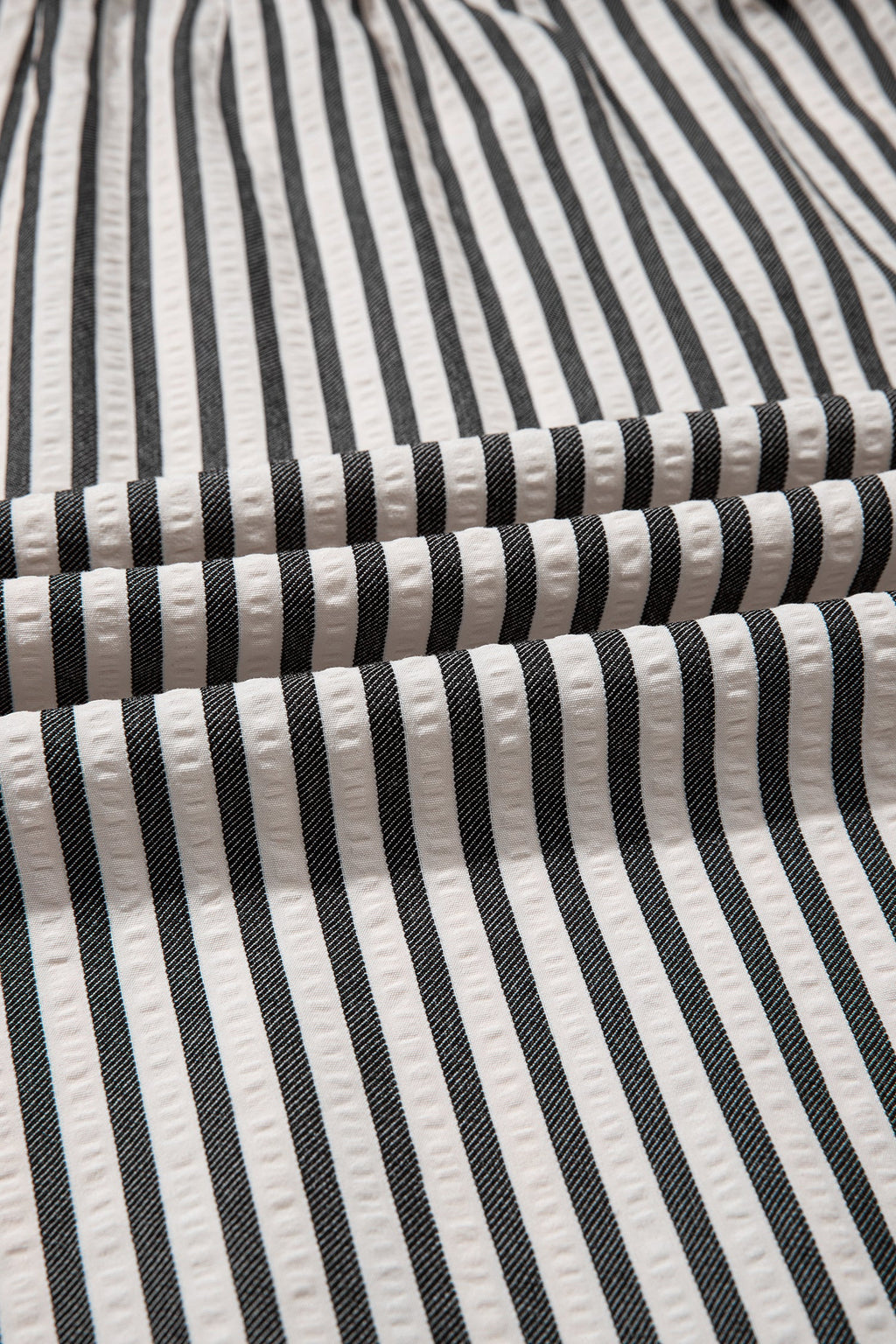 The Hallie Stripe Scallop Maxi Dress