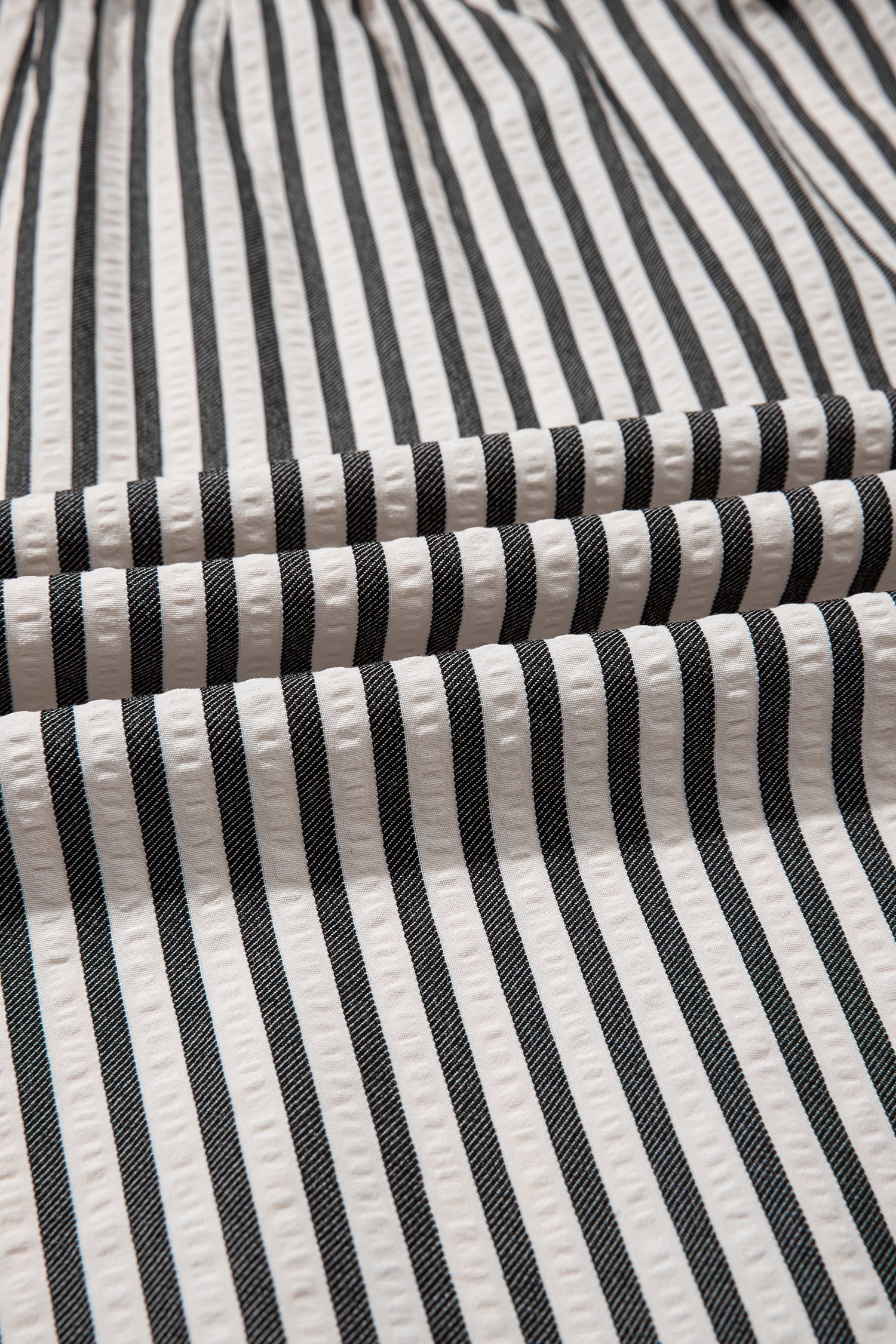 The Hallie Stripe Scallop Maxi Dress