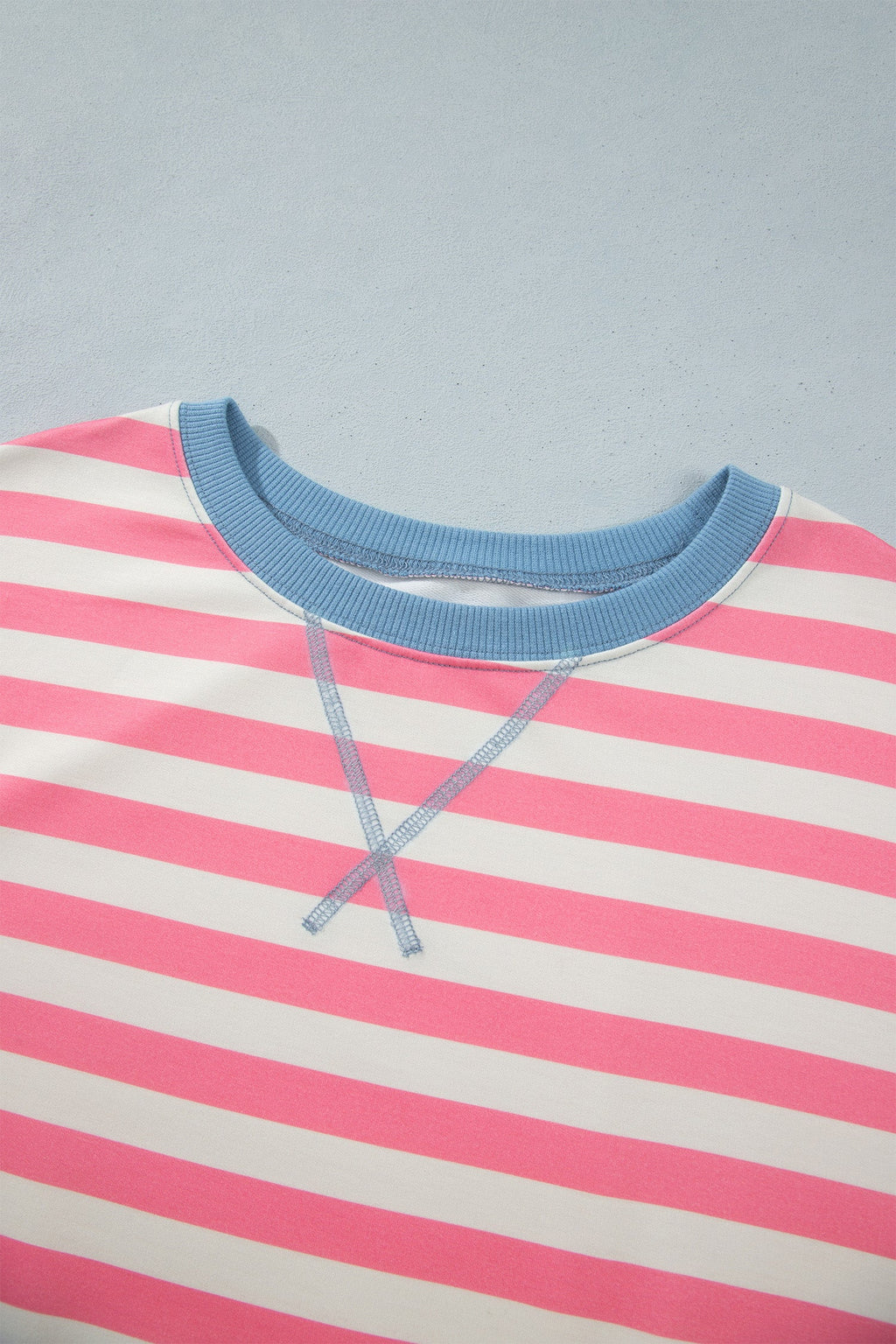The Eva Rose Stripe Crewneck Sweatshirt