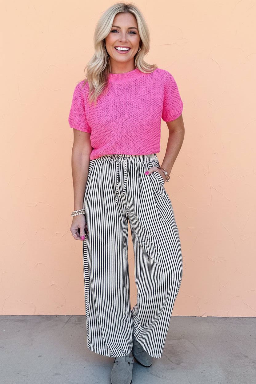 The Lucy Stripe Drawstring Pants