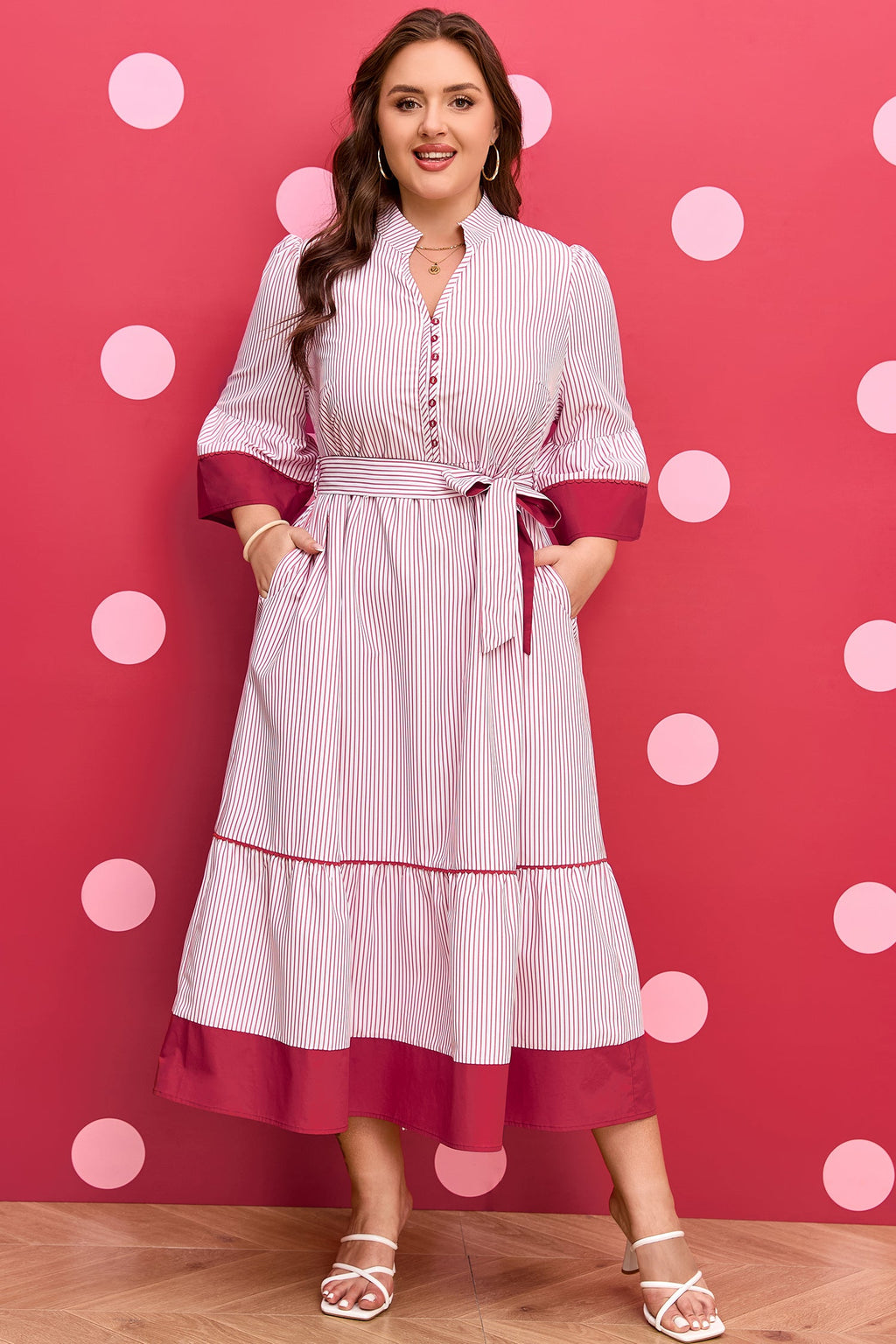 The Haven Pinstripe Dress
