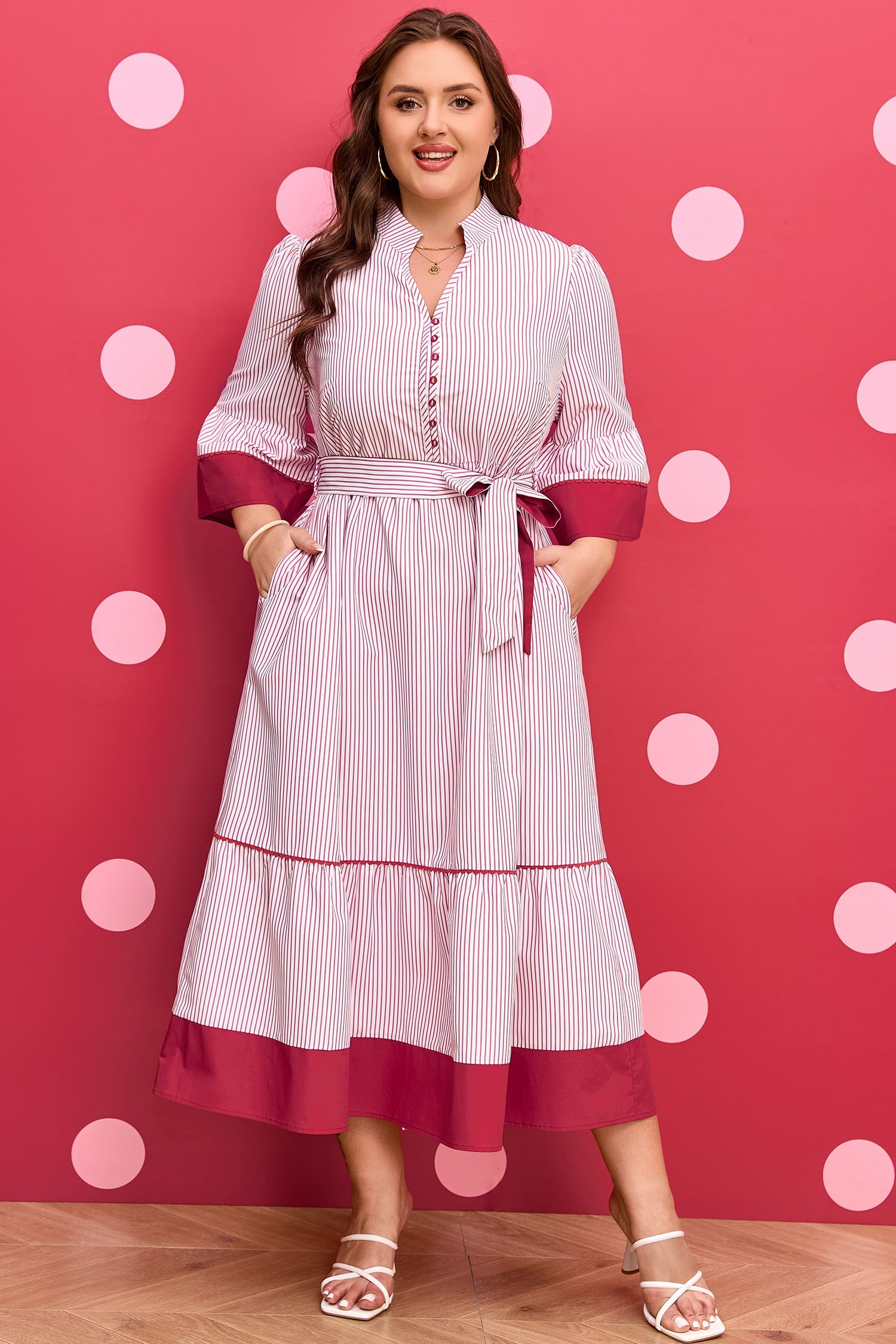 The Haven Pinstripe Dress