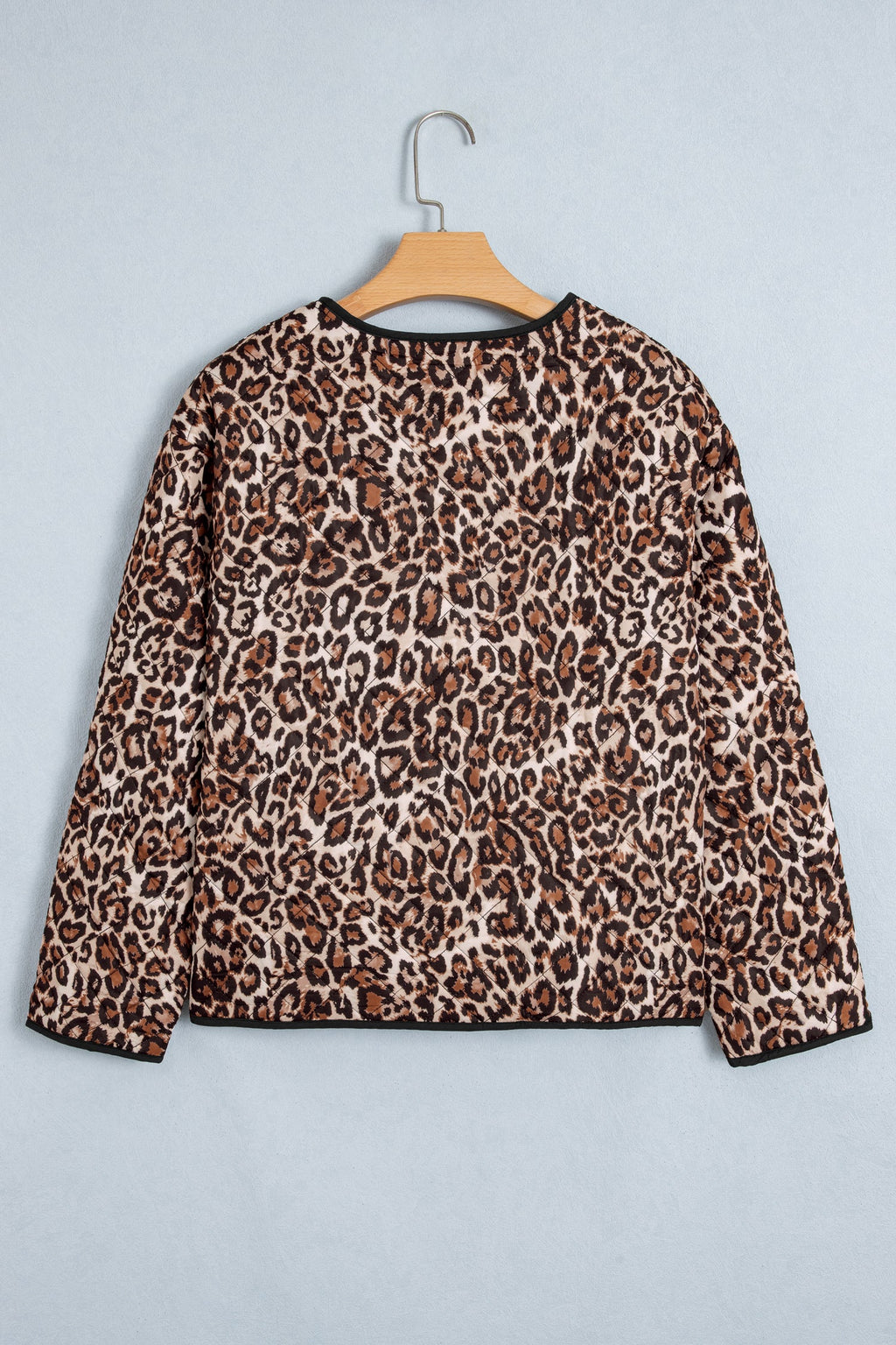 The Layla Leopard Quilted Jacket