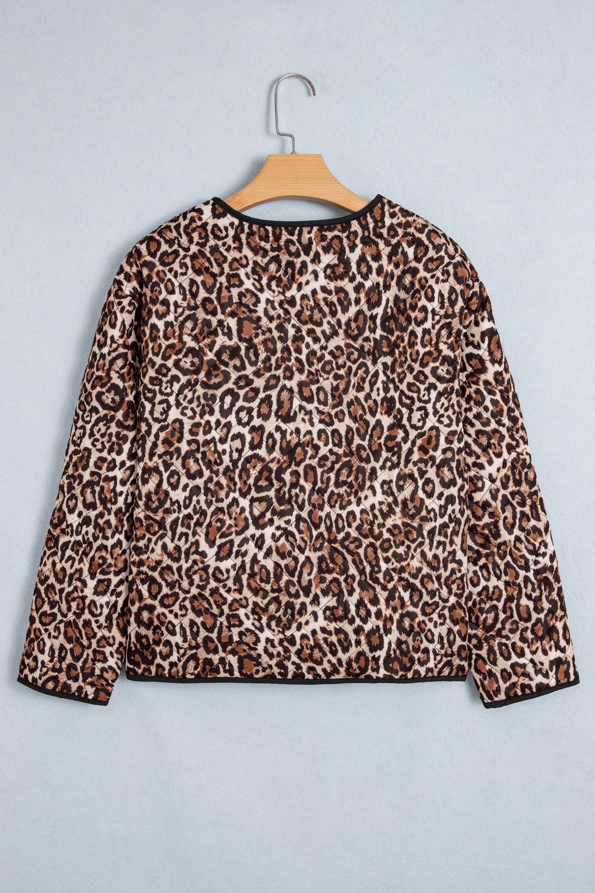 The Layla Leopard Quilted Jacket