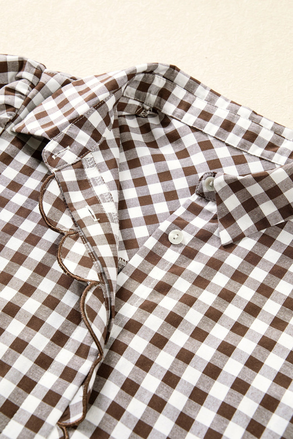 The Georgia Gingham Bow Shirt