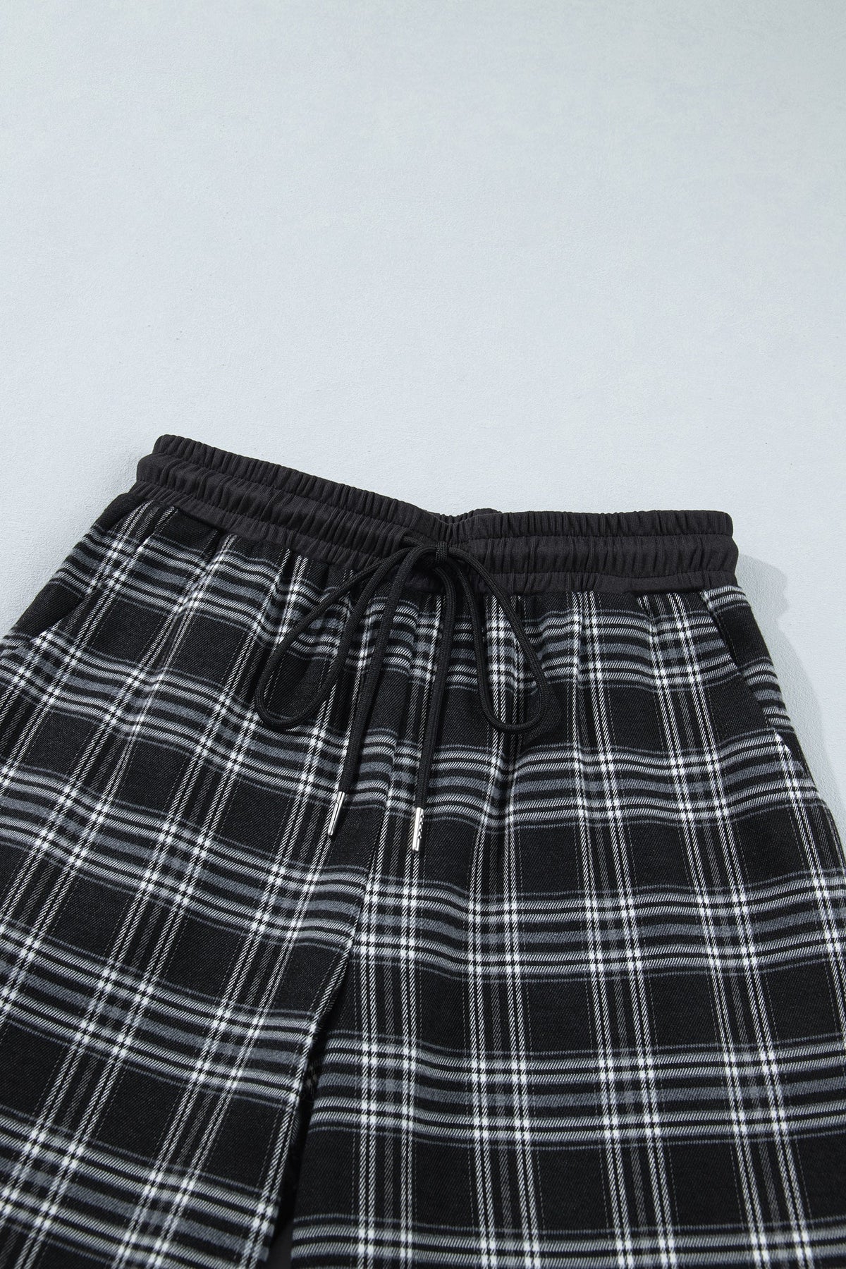 The Mabel Plaid Drawstring Waist Pants
