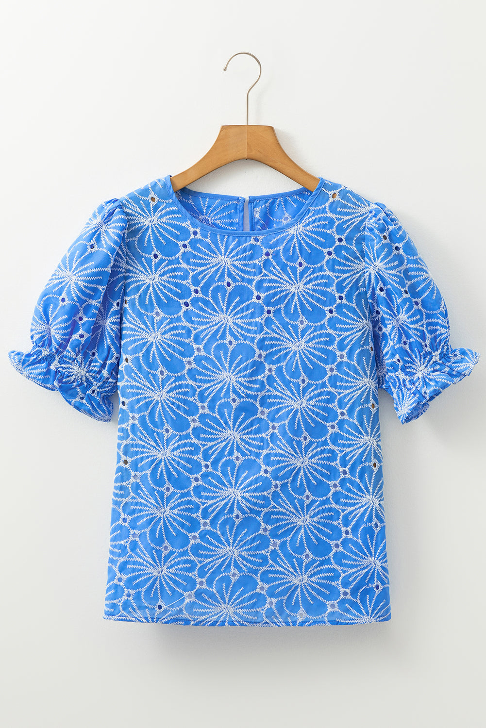 The Ava Embroidered Eyelet Blouse