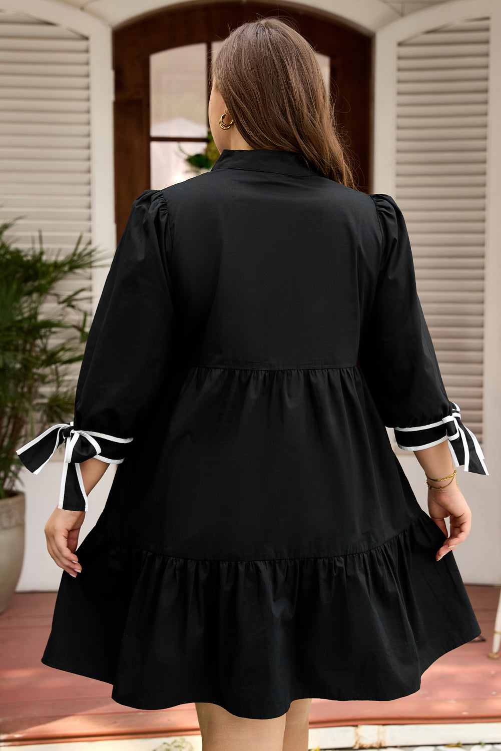 The Bridget Bow Sleeve Dress