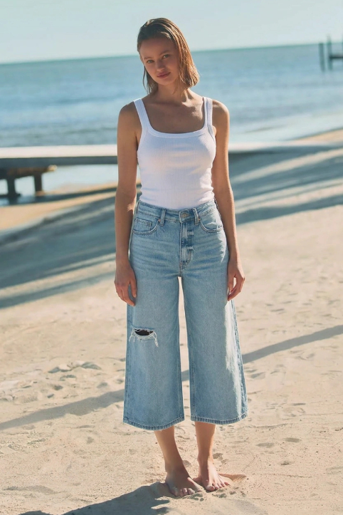The Marlowe Ultra High rise Relaxed Jort Jeans