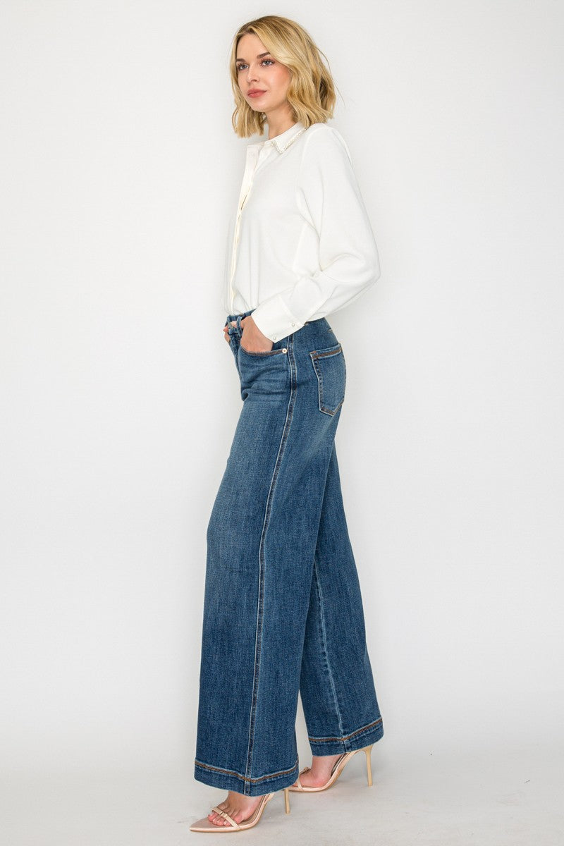 The Saylor High Rise Palazzo Jeans