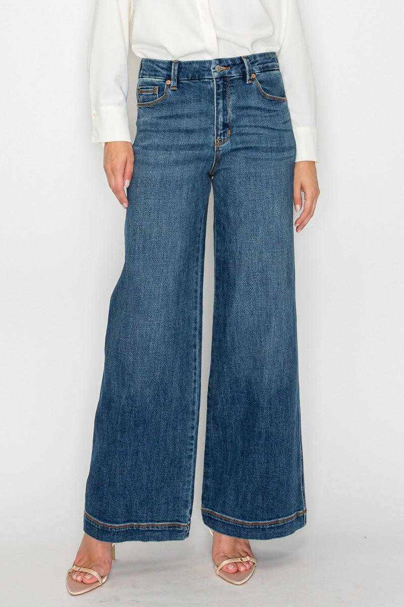 The Saylor High Rise Palazzo Jeans
