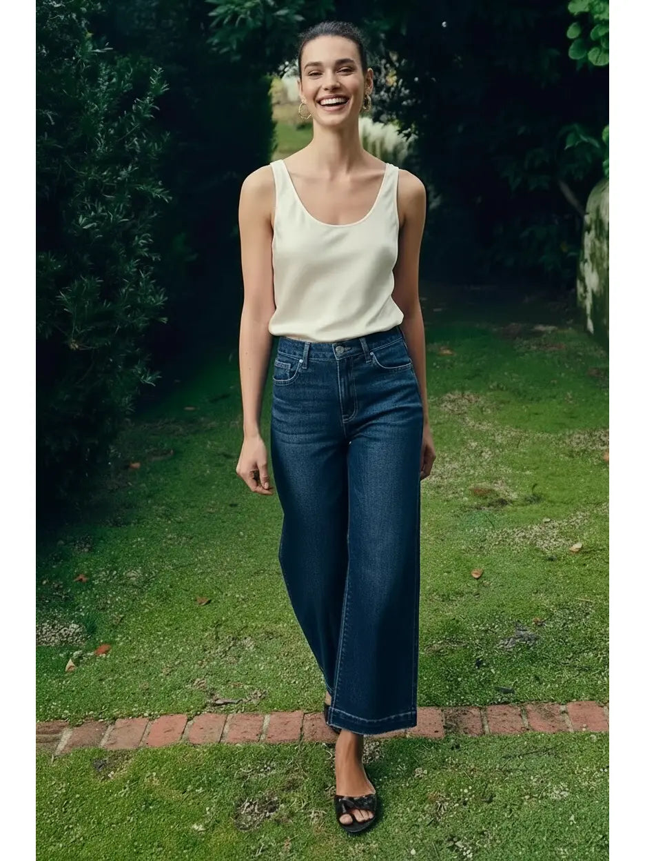 The Piper High Rise Cropped Jeans