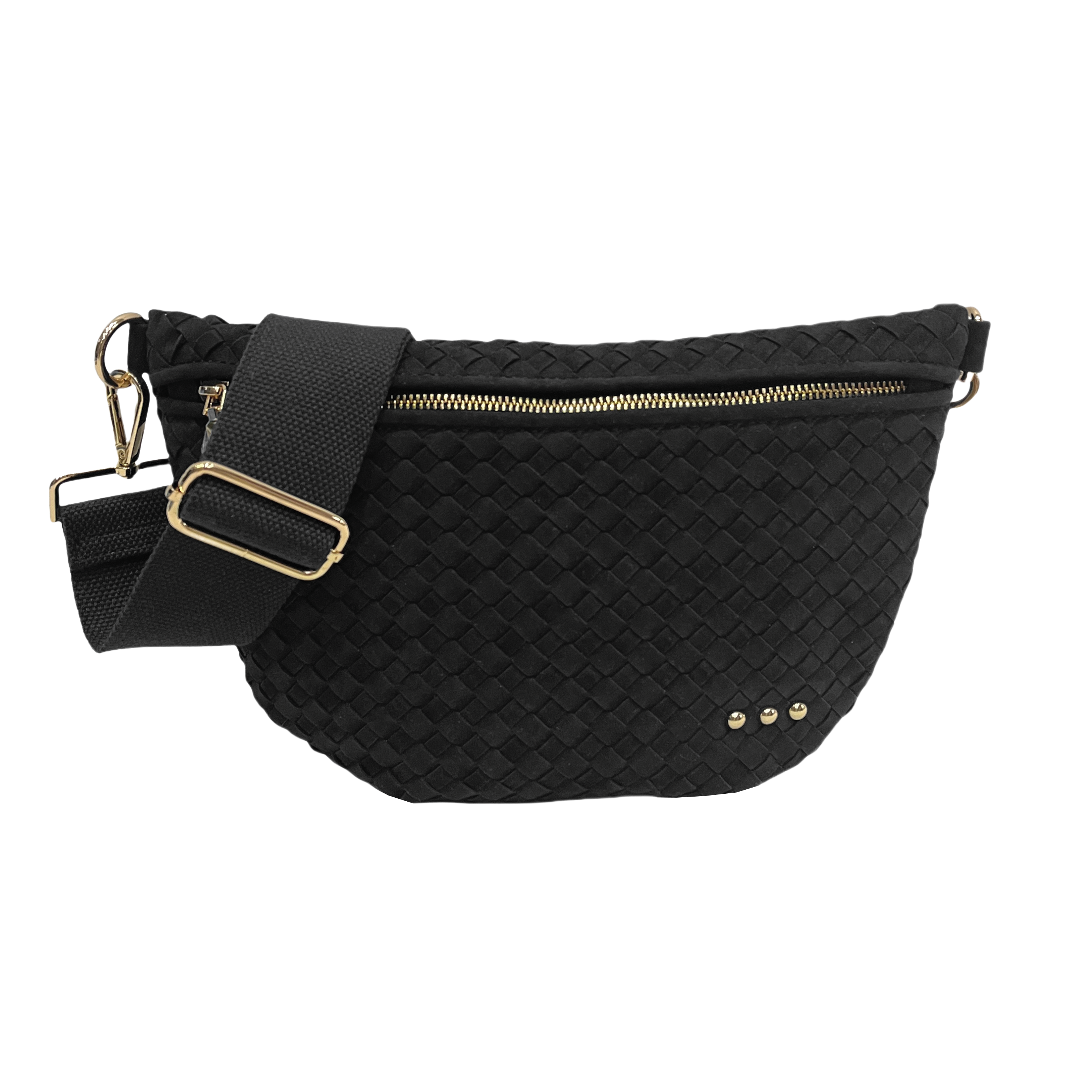 The Suede Westlyn Woven Bum Bag