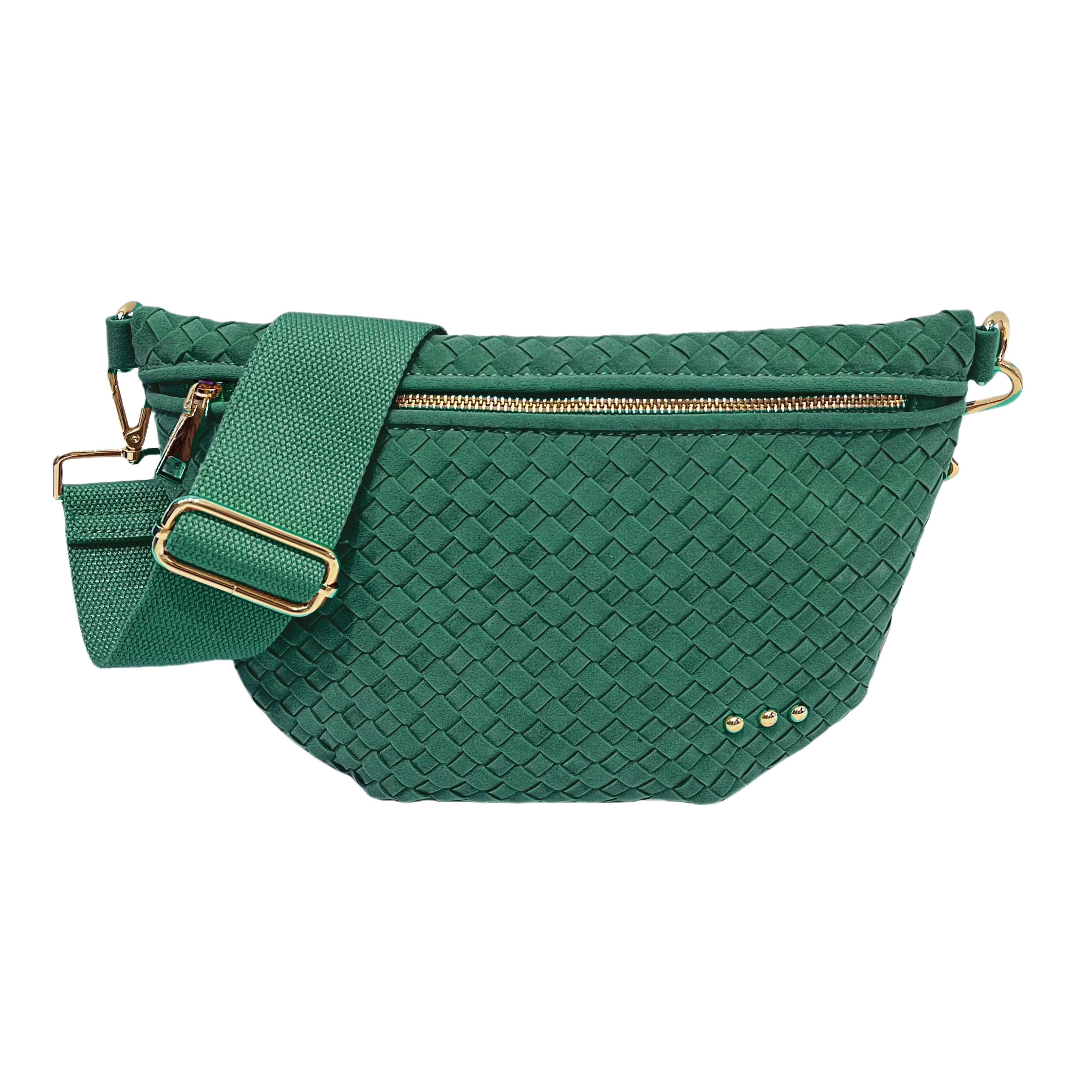 The Suede Westlyn Woven Bum Bag