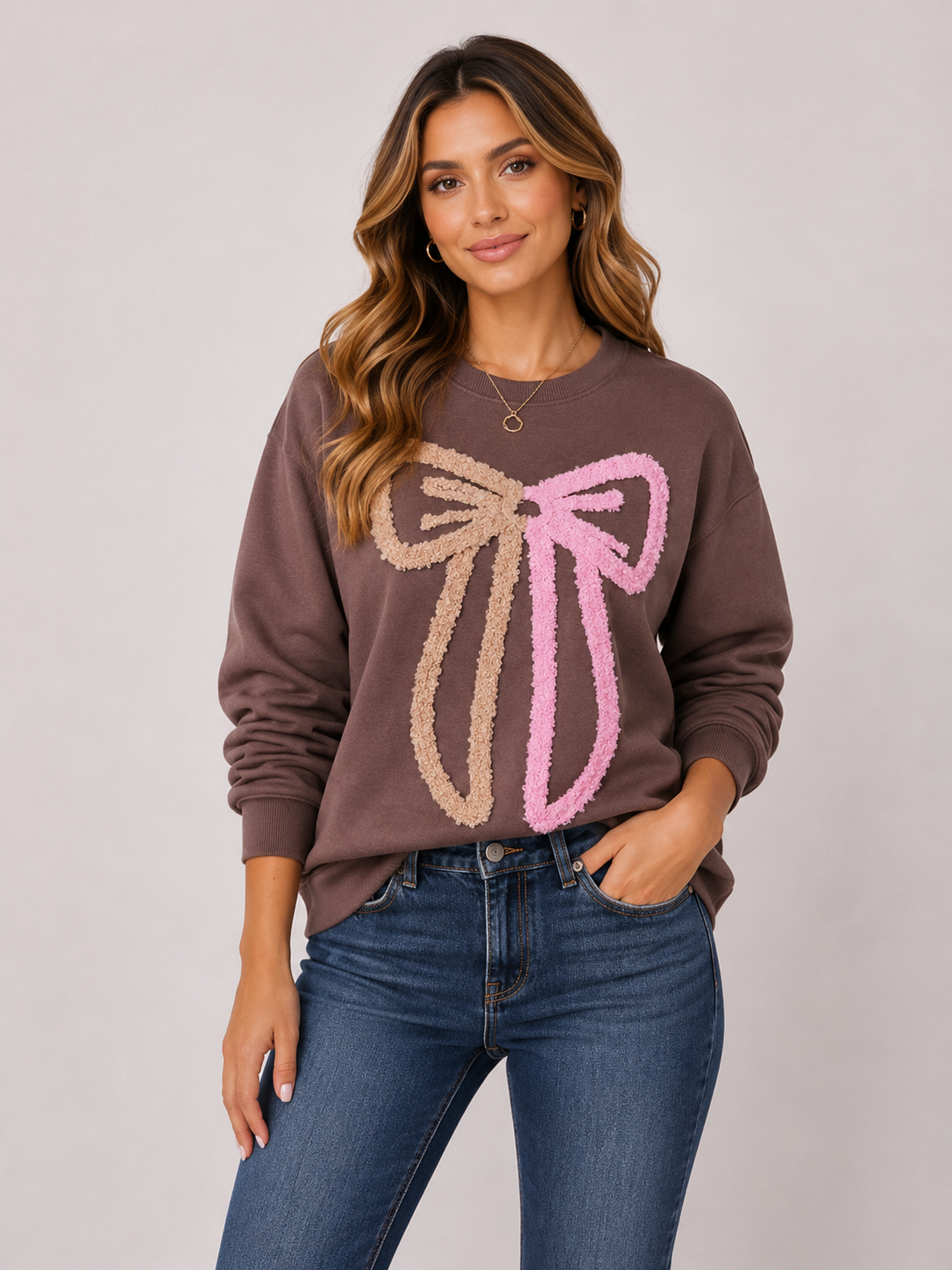 The Bridget Bow Sweatshirt