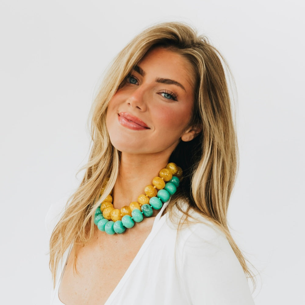 The Bella Beaded Necklace - WATERPROOF