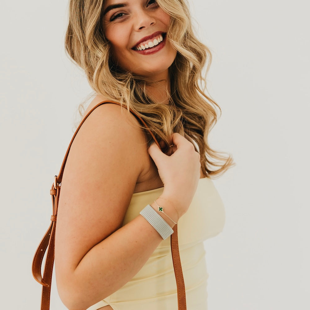 The Braided Mesh Cuff Bracelet - WATERPROOF