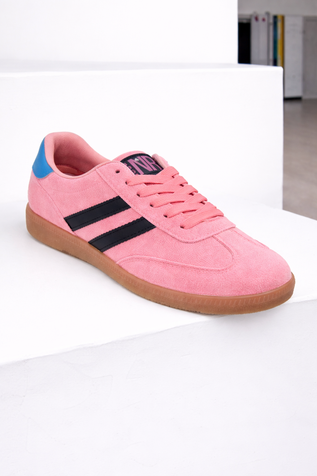 The Stockholm Sneaker in Pink/Black