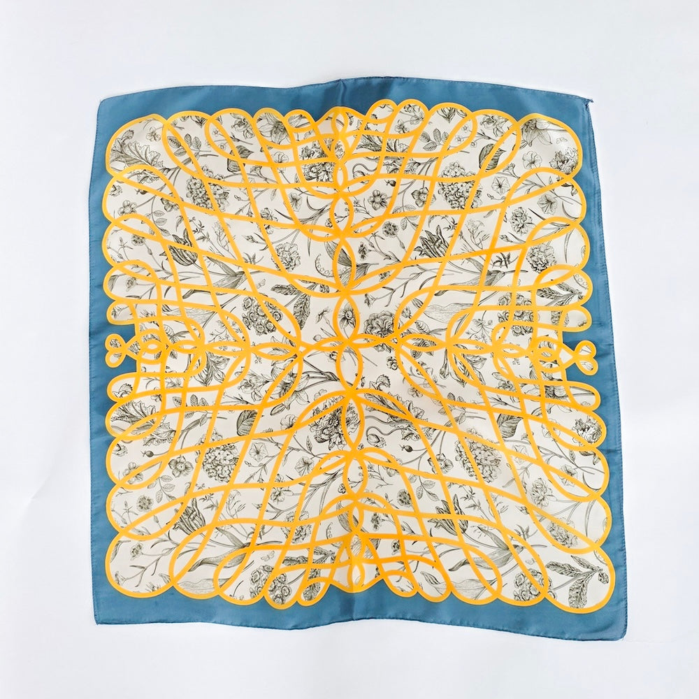 The Bianca Floral Square Scarf