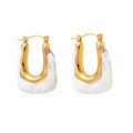The Camryn Resin Hoop Earrings - WATERPROOF