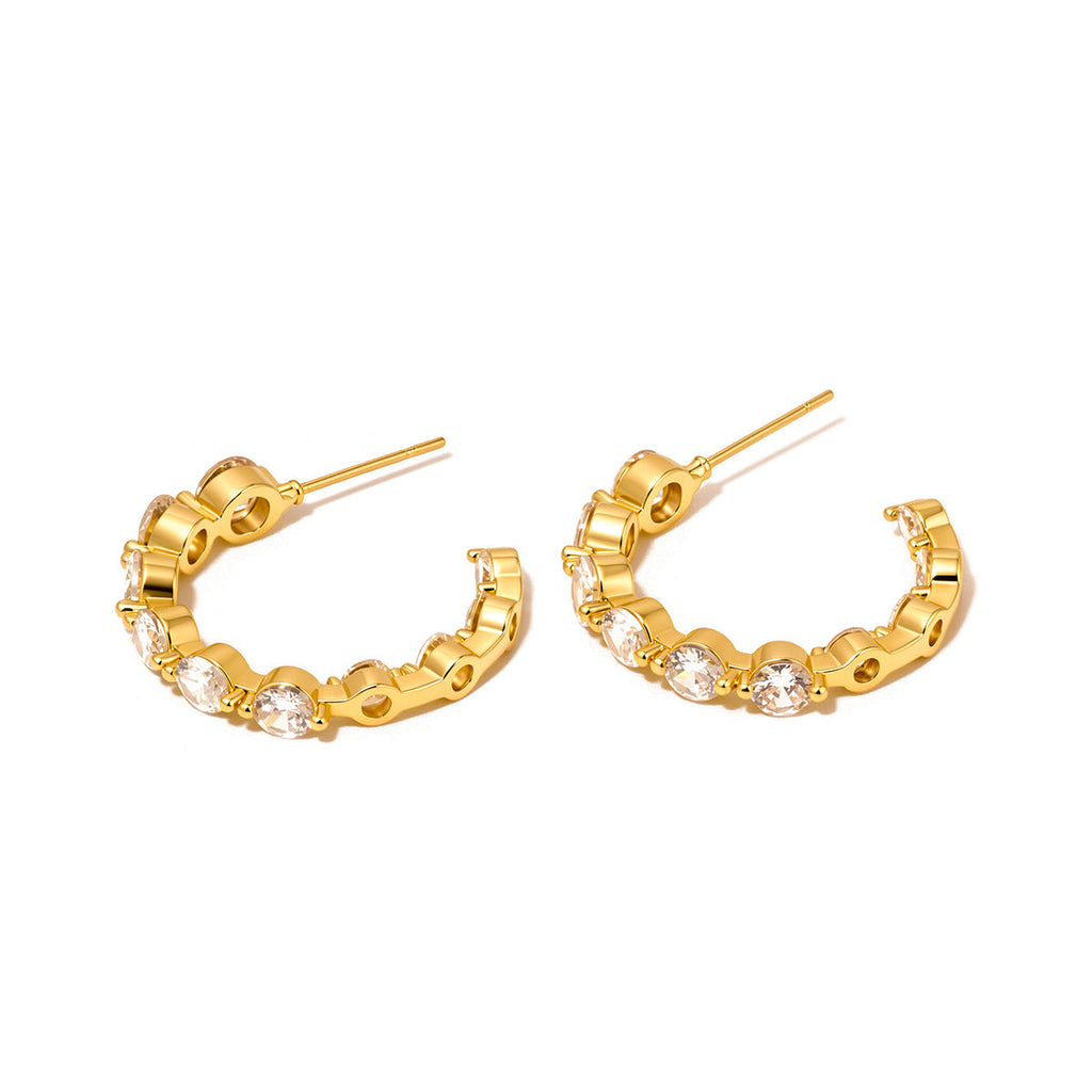 The Darling Delight Hoop Earrings - WATERPROOF