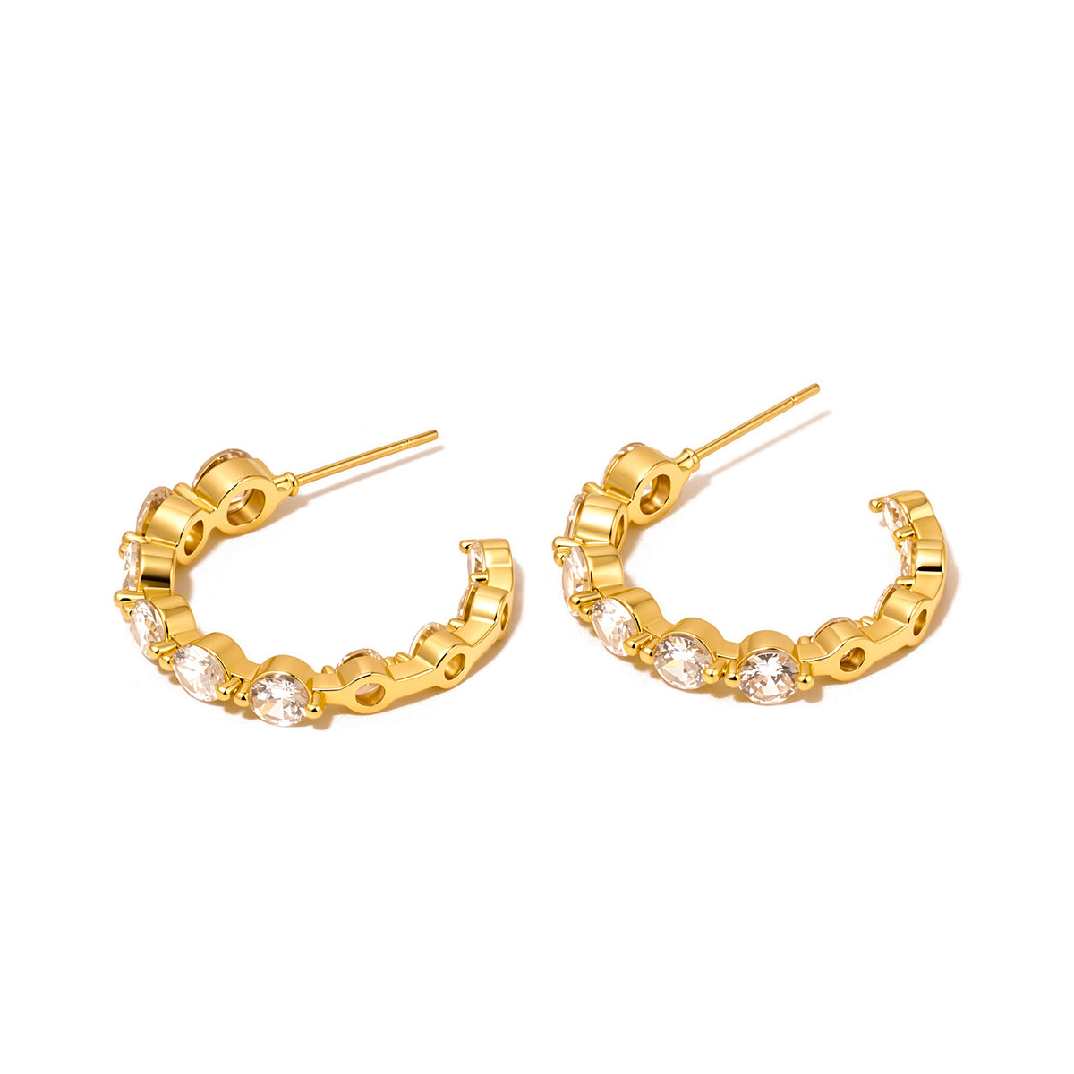 The Darling Delight Hoop Earrings - WATERPROOF