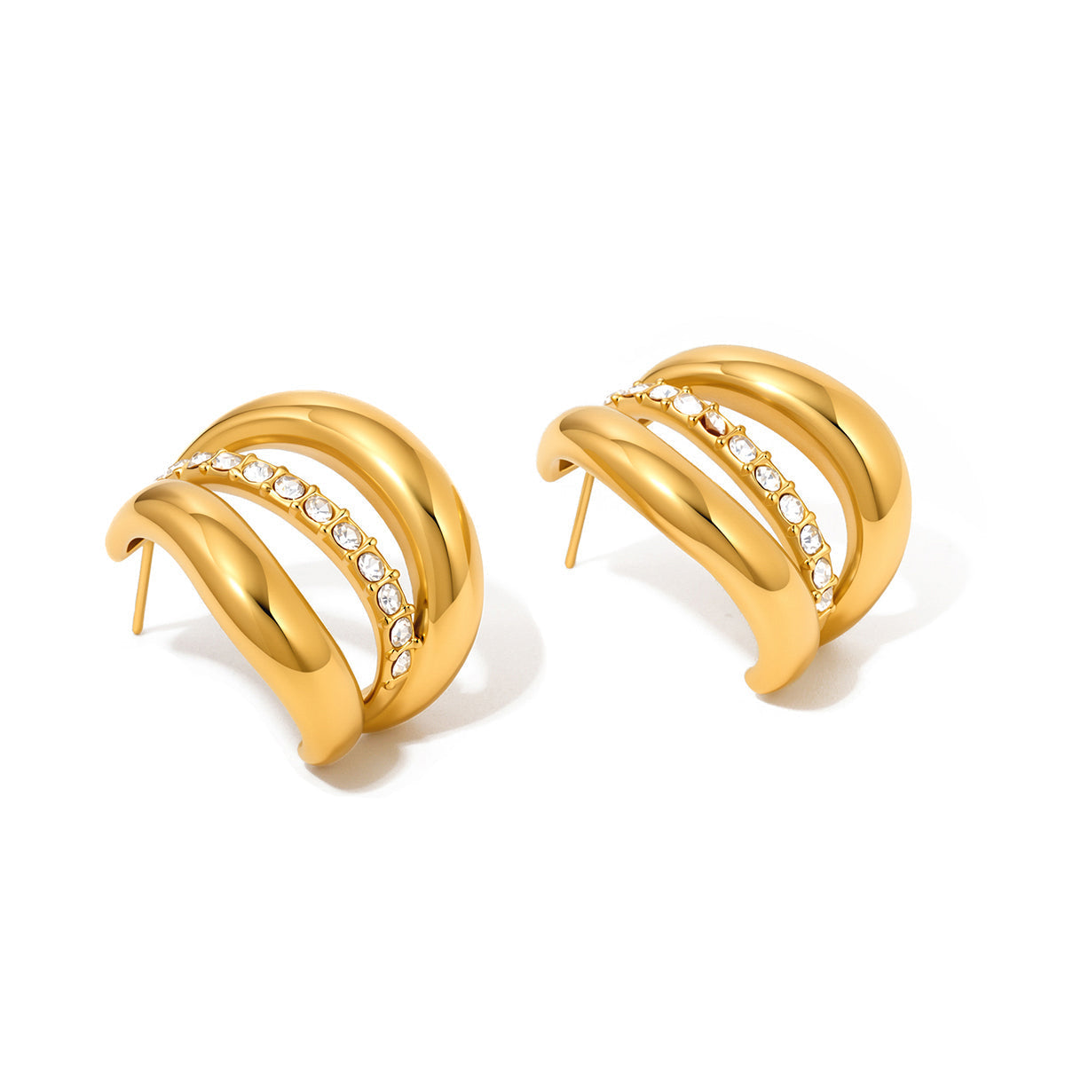 The Tinslee Trio Half Hoop - WATERPROOF