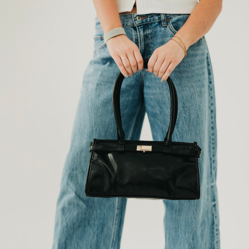The Ethel Vegan Leather Shoulder Bag