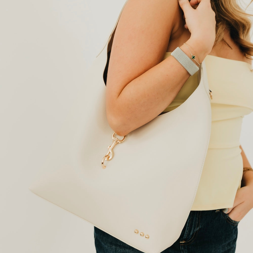 The Haddie Hobo Vegan Leather Tote