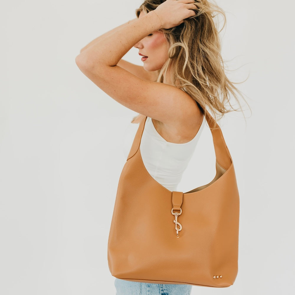 The Haddie Hobo Vegan Leather Tote