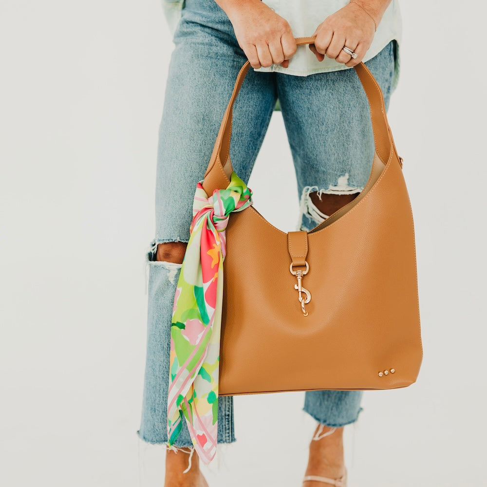 The Haddie Hobo Vegan Leather Tote