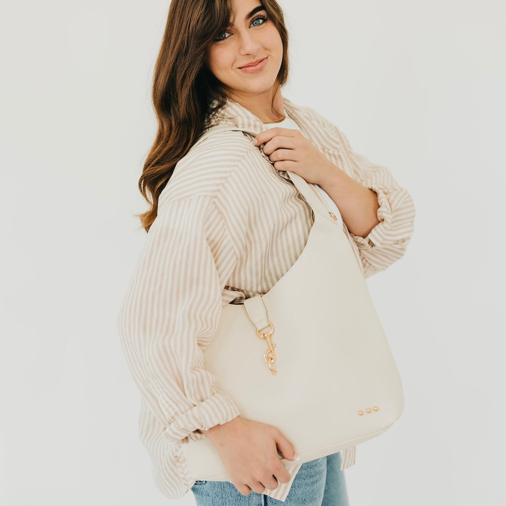 The Haddie Hobo Vegan Leather Tote