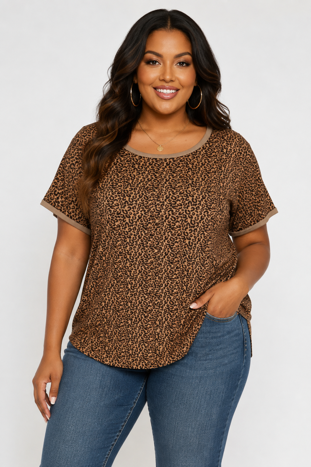 The Lina Leopard Top