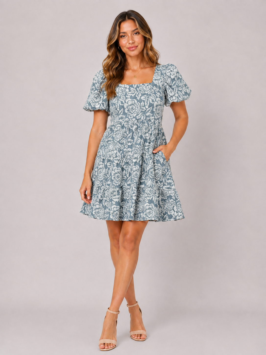The Adeline Jacquard Dress